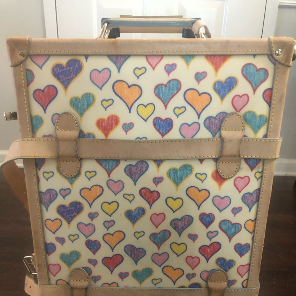Dooney and Bourke heart carry on suitcase
